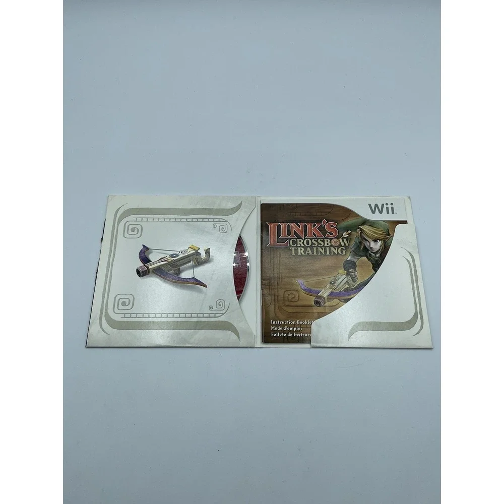 Link's Crossbow Training  (Nintendo Wii,‎ 2007) Complete With Manual